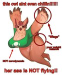 Rating: s
ID: 4201272
Date: 2023-07-29 18:06:27 -0400
Status: active
Score: 164
2023 absurd_res anthro avian beak big_breasts bird bottomless breasts brown_body brown_feathers cleavage clothed clothing english_text eyebrows eyewear feathers female gina_(koorikiart) glasses hi_res his_ass_is_not_x humor kooriki looking_at_viewer mario_bros nintendo non-mammal_breasts owl shirt signature simple_background solo t-shirt text thick_thighs topwear white_background post #4201272