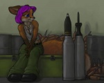 Rating: s
ID: 18394
Date: 2008-07-28 19:56:28 -0400
Status: active
Score: 51
5:4 ammo_fetish ammunition anthro aspiration big_toys blue_eyes breasts canid canine cleavage clothed clothing dog_tags female fox geena_gonorah hair ipoke it'll_never_fit lol_comments mammal military purple_hair seductive shell_(projectile) smile solo tail unprofessional_behavior post #18394