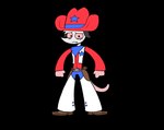 Rating: s
ID: 2801604
Date: 2021-06-25 15:14:53 -0400
Status: active
Score: 77
ambiguous_gender american_opossum anthro black_background blue_kerchief blue_neckerchief bodily_fluids bottomwear clothing cowboy cowboy_hat cowboy_outfit crying eyebrows fangs frown grey_body happy_(happyroadkill) happyroadkill hat headgear headwear hi_res kerchief looking_at_viewer mammal marsupial neckerchief neckwear pants primus_(band) raised_inner_eyebrows red_clothing red_sclera sad simple_background solo standing tears teeth white_bottomwear white_clothing white_pants post #2801604