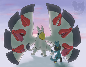 3_toes ambiguous_gender anthro avian beak black_eyes black_feathers black_fur blue_fur canine chest_tuft collar duo fangs feathered_wings feathers feral fur gryphon half-closed_eyes head_tuft hi_res lips mammal miitopia multi_mouth multicolored_fur nintendo open_mouth outside paws pokémon pokémon_(species) posexe riolu saliva simple_background sky smile standing sun teeth toes tongue tongue_out tuft two_tone_fur video_games white_feathers white_fur wings
Rating: Safe
Score: 4
User: Duraspaz
Date: September 10, 2017 3_toes ambiguous_gender anthro avian beak black_eyes black_feathers black_fur blue_fur canine chest_tuft collar duo fangs feathered_wings feathers feral fur gryphon half-closed_eyes head_tuft hi_res lips mammal miitopia multi_mouth multicolored_fur nintendo open_mouth outside paws pokémon pokémon_(species) posexe riolu saliva simple_background sky smile standing sun teeth toes tongue tongue_out tuft two_tone_fur video_games white_feathers white_fur wings
Rating: Safe
Score: 4
User: Duraspaz
Date: September 10, 2017