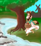 Rating: s
ID: 2806458
Date: 2021-06-28 21:02:22 -0400
Status: active
Score: 12
2021 4_toes anthro barefoot basket black_nose blue_eyes braided_hair breasts brown_hair canid canine canis clothed clothing container coyote digital_media_(artwork) dress feet female fingers fur hair harper_(fairdahlia) hi_res hindpaw holding_basket holding_container holding_object humanoid_hands long_hair mammal missebony outside paws plant river rock smile solo tan_body tan_fur toes tree walking water post #2806458