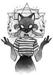 Rating: s
ID: 5589637
Date: 2025-05-21 23:46:27 -0400
Status: pending
Score: 3
3_heads anthro bone clothed clothing decapitation domestic_cat fangs feefal felid feline felis female floating_head fully_clothed hi_res mammal multi_head pattern_clothing pattern_shirt pattern_topwear severed_body_part severed_head shirt shirt_tucked_in skull solo striped_clothing striped_shirt striped_topwear stripes t-shirt teeth topwear post #5589637
