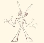 Rating: s
ID: 4769127
Date: 2024-05-07 18:03:09 -0400
Status: active
Score: 6
2024 3_fingers alternate_form angular anthro button_(fastener) clothing featureless_chest fingers floating_head glitch_productions gooseworx grin jax_(tadc) lagomorph leporid male mammal monochrome overalls parody pupils rabbit rabbit_ears self-parody sketch smile solo symbol-shaped_pupils teeth the_amazing_digital_circus unusual_pupils wide_stance post #4769127