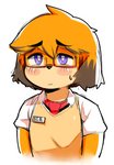 Rating: s
ID: 2371489
Date: 2020-08-15 12:34:16 -0400
Status: active
Score: 59
absurd_res anthro berseepon09 biped black_nose blush brown_hair canid canine canis clothed clothing countershading dog_girl_(berseepon09) domestic_dog eyewear female flat_chested floppy_ears fully_clothed fur glasses hair half-length_portrait hi_res japanese_text looking_at_viewer mammal multicolored_body multicolored_fur multicolored_hair name_tag orange_body orange_fur orange_hair portrait purple_eyes school_uniform shirt short_hair simple_background sketch solo standing tan_body tan_fur text topwear translated two_tone_body two_tone_fur two_tone_hair uniform vest white_background white_clothing white_shirt white_topwear post #2371489