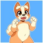 Rating: s
ID: 5603192
Date: 2025-05-27 21:34:35 -0400
Status: active
Score: 112
1:1 2025 anthro australian_cattle_dog bingo_heeler blue_background bluey_(series) brown_eyes canid canine canis casual_nudity cattledog cute_fangs domestic_dog fangs female fist fur herding_dog hi_res kloudmutt looking_up mammal navel open_mouth open_smile orange_body orange_fur pastoral_dog raised_arms sheepdog simple_background smile solo standing tail teeth young post #5603192