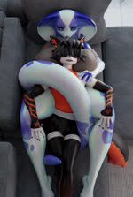 Rating: s
ID: 5629800
Date: 2025-06-08 22:14:55 -0400
Status: active
Score: 280
3d_(artwork) 3d_animation aak_(arknights) absurd_res animated anthro arknights big_breasts black_body black_clothing black_hair black_latex black_legwear black_thigh_highs blackspoiler blue_body blue_eyes blue_scales breasts breath breathing breathing_noises clothed clothing cobra cuddling digital_media_(artwork) domestic_cat duo ear_piercing eyes_closed felid feline felis female fur furniture hair hi_res huge_breasts huge_filesize hypergryph latex latex_clothing latex_legwear latex_thigh_highs legwear lying lying_on_breasts lying_on_sofa male male/female mammal nisha_(bluedingo) on_back on_sofa piercing reptile scales scalie sleeping smile snake snake_hood sofa sound sound_warning studio_montagne tail tail_wrapped tail_wrapped_around_body thick_thighs thigh_highs valorlynz_(modeler) webm white_body white_fur post #5629800
