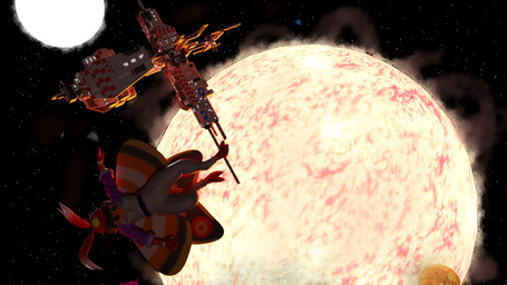 Rating: s
ID: 5314310
Date: 2025-01-17 23:37:52 -0500
Status: active
Score: 4
16:9 3d_(artwork) 4k absurd_res antennae_(anatomy) anthro arthropod belt blender_(artwork) blender_cycles breasts clothed clothing digital_media_(artwork) english_text female fur hi_res in_space insect jumpsuit lepidopteran lights moth olivia_flashbright(protolady) open_mouth planet protolady solo space space_station space_station_13 star text widescreen wings yellow_eyes post #5314310