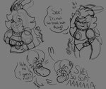 Rating: s
ID: 5652217
Date: 2025-06-18 21:30:44 -0400
Status: pending
Score: 1
2024 4_fingers anthro artist_name asking asking_another big_nose black_eyebrows blush blush_lines closed_smile clothed clothed_anthro clothed_female clothing crossover crown dialogue digital_drawing_(artwork) digital_media_(artwork) directional_arrow duo english_description english_text eyebrows eyes_closed female female_anthro fingers flamigoat floating_hands grey_background guide_lines hair hand_on_hand hand_on_head headgear headpat heart_symbol hi_res humanoid lagomorph long_hair male male/female male_humanoid mammal mario_bros mario_plus_rabbids_kingdom_battle monochrome motion_lines mouth_closed multiple_scenes nickname nintendo noseless panicking question rabbid rabbid_peach raving_rabbids rayman rayman_(series) raypeople_(rayman) shirt short_hair simple_background smile talking_to_another talking_to_partner text thin_eyebrows topwear ubisoft yelling_at_another post #5652217