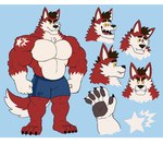 Rating: s
ID: 5549588
Date: 2025-05-04 22:21:24 -0400
Status: active
Score: 2
anthro canid canine canis comet cometscarf hi_res letterbox male mammal model_sheet mr.wolf_perez muscular red_wolf reference_image solo wolf post #5549588