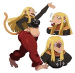 Rating: s
ID: 5563951
Date: 2025-05-11 04:35:54 -0400
Status: active
Score: 56
2025 5_fingers absurd_res alternate_species anthro bare_shoulders barefoot belly_overhang big_breasts blonde_hair breasts buckteeth cartoon_network clothing crop_top ear_piercing ed_edd_n_eddy emanata feet female fingers freckled_face freckles fur hair haplorhine hi_res huge_hips huge_thighs long_hair looking_at_viewer mammal may_kanker monkey multiple_images navel open_mouth piercing prehensile_feet primate shirt simple_background slightly_chubby solo sssonic2 tail tan_body tan_fur teeth thick_thighs toes tongue tongue_out topwear white_background wide_hips post #5563951