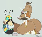 Rating: s
ID: 2666853
Date: 2021-03-23 19:17:32 -0400
Status: active
Score: 172
2021 2_horns 4_fingers absurd_res accessory amelia_ves antennae_(anatomy) anthro arthropod bee beverage big_breasts big_butt black_antennae black_clothing black_legwear blue_body blue_clothing blue_exoskeleton blue_eyes blue_legwear blue_sclera blue_shirt blue_topwear borobo_(miso_souperstar) bovid breast_squish breasts brown_body brown_fur brown_horn brown_nose butt caprine claws clothing container cup curled_horn curvy_figure digital_media_(artwork) digitigrade drinking duo ear_piercing ear_ring exoskeleton eyes_closed female fingers floppy_ears fur furgonomics gold_(metal) gold_ear_ring gold_jewelry grey_background grey_body grey_exoskeleton head_horn hi_res holding_object horn huge_breasts huge_butt hymenopteran insect jewelry kneeling larger_anthro larger_female legwear long_ears long_tail looking_down lorna_(miso_souperstar) mammal mane miso_souperstar orange_clothing orange_legwear orange_topwear piercing ring_piercing shirt side_boob simple_background size_difference smaller_anthro smaller_female squish tail tail_accessory tail_tuft tall tan_body tan_fur tapering_tail tea tea_cup thick_tail thick_thighs toe_claws topwear tuft voluptuous wavy_horn white_clothing white_eyes white_legwear white_topwear yellow_body yellow_clothing yellow_exoskeleton yellow_fur yellow_legwear post #2666853