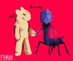 Rating: s
ID: 5378471
Date: 2025-02-16 23:29:17 -0500
Status: active
Score: 4
4_legs ambiguous_gender anthro bacteriophage_(organism) black_eyes blue_body digital_media_(artwork) duo english_text eyeless faceless hand_holding insect_legs micro_organism_(organism) monochrome_body odetoscavengers pale_body pink_background signature simple_background smile species_name standing text unusual_eyes yeast_(organism) post #5378471