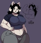 Rating: s
ID: 5625932
Date: 2025-06-07 03:37:06 -0400
Status: pending
Score: 39
4_ears anthro biceps big_breasts big_butt black_body black_fur black_hair blue_clothing blue_shirt blue_topwear bottomwear breasts butt clothed clothing crop_top crotch_tuft denim denim_bottomwear denim_clothing disembodied_face ephemeralscourg female flexing fully_clothed fur grey_clothing grey_shirt grey_topwear hair hi_res huge_butt jeans messy_hair midriff multi_ear muscular muscular_anthro muscular_arms muscular_female navel pants shirt solo tem temmie_(undertale) thick_thighs tight_clothing tight_shirt tight_topwear toony toony_eyes topwear tuft undertale undertale_(series) white_body white_fur post #5625932