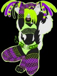 Rating: s
ID: 138978
Date: 2011-05-30 05:53:31 -0400
Status: active
Score: 4
2011 alternative_fashion anthro black_background breasts cleavage clothed clothing cybergoth cyberlox digitigrade dreadfalls dreadlocks eyewear female flat_colors glamfur goggles goth green_hair hair legwear mammal mephitid navel punk purple_hair reboot signature silvermidnight simple_background skunk solo spotted_skunk stockings tail under_boob voxl post #138978