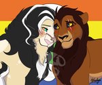 Rating: s
ID: 5647947
Date: 2025-06-17 04:08:34 -0400
Status: active
Score: 4
absurd_res black_hair black_lips blue_eyes blush brown_hair duo felid feral hair hi_res lgbt_pride lion lips male male/male mammal pantherine pride_color_background pride_colors questioning_pride_colors scar simple_background thetenthclass whiskers post #5647947