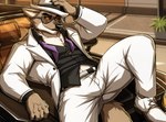 Rating: s
ID: 3265349
Date: 2022-04-07 13:26:55 -0400
Status: active
Score: 72
absurd_res anthro belt bottomwear bulge canid canine canis car clothed clothing day dreamworks drks eyewear footwear glasses hat headgear headwear hi_res looking_aside lying male male_anthro mammal mr._wolf_(the_bad_guys) muscular muscular_anthro muscular_male necktie on_back on_car on_hood open_clothing open_shirt open_topwear outside pants shirt shirt_collar shoes solo suits the_bad_guys topwear vehicle wolf post #3265349