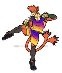 Rating: s
ID: 4114274
Date: 2023-06-16 13:57:49 -0400
Status: active
Score: 2
anthro bottomwear clothing footwear forked_tail fur fusion galarian_form galarian_zapdos generation_5_pokemon generation_8_pokemon green_wristband hi_res hybrid hybrid_pokemon kingdomxathers legendary_pokemon male mammal nintendo orange_body orange_fur pokemon pokemon_(species) pokemon_fusion primate regional_form_(pokemon) shirt shoes shorts simisage sneakers solo tail tank_top topwear unusual_anatomy unusual_tail post #4114274