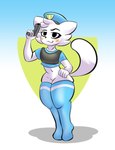 Rating: s
ID: 5191303
Date: 2024-11-19 00:43:12 -0500
Status: active
Score: 112
anthro boy_kisser_(meme) clothing domestic_cat featureless_crotch felid feline felis femboy footwear fur hi_res ilu-silyan legwear male mammal meme officer_boykisser_(junoandmaxx) police police_officer socks solo thigh_highs thigh_socks white_body white_fur post #5191303