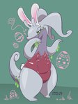 Rating: s
ID: 5617712
Date: 2025-06-03 00:31:14 -0400
Status: active
Score: 7
ambiguous_gender barefoot bunny_costume clothing costume easter easter_egg egg fake_ears fake_rabbit_ears feet generation_6_pokemon goodra grass half-closed_eyes hi_res holidays narrowed_eyes nintendo nrok plant pokemon pokemon_(species) signature slime solo wry_smile post #5617712