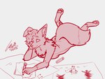 Rating: s
ID: 5621273
Date: 2025-06-04 18:52:00 -0400
Status: pending
Score: 1
4:3 anthro biped breasts canid canine digital_media_(artwork) drawing feet_up female female_anthro floppy_ears fluffy fluffy_tail fox fur hair jesam_(jesam) lying mammal marker monochrome neon_noble nonbinary_(lore) on_front red_fox solo tail trans_(lore) trans_woman_(lore) true_fox post #5621273