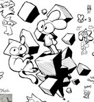 Rating: s
ID: 4948352
Date: 2024-07-28 14:57:21 -0400
Status: active
Score: 25
ambiguous_gender anthro block cube_(object) domestic_cat eyes_closed felid feline felis floating gameplay_mechanics group half-closed_eyes hug hugging_object hugging_pillow jaquin_s lagomorph leporid life_(gaming) looking_at_viewer looking_forward looking_up mammal monochrome multiple_poses narrowed_eyes pawpads pillow plunky_(jaquin_s) pose rabbit sleeping solo standing tail text wide_eyed post #4948352