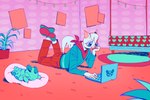 Rating: s
ID: 5582649
Date: 2025-05-18 23:15:26 -0400
Status: active
Score: 3
ambiguous_gender anthro arthropod bed bedroom bottomwear carpet caterpillar clothing coelodontah computer detailed_background domestic_cat duo electronics felid feline felis feral footwear fur furniture hasbro hi_res insect inside laptop larva littlest_pet_shop lps_9 lps_t133 lying mammal on_front pants pillow plant plant_pot potted_plant shoes sleeping tail toony white_body white_fur post #5582649