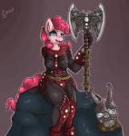 Rating: s
ID: 613993
Date: 2015-03-03 04:30:38 -0500
Status: active
Score: 20
anthro anthrofied armor axe battle_axe bethesda_game_studios blue_eyes boulder bracers crossover digital_media_(artwork) double_bitted_axe earth_pony equid equine female filigree friendship_is_magic gem glowing greaves hair hasbro headgear helmet horse labrys leather leather_armor mammal mask melee_weapon microsoft my_little_pony pink_hair pinkie_pie_(mlp) poisindoodles pony rock signature skyrim solo studded_armor studs the_elder_scrolls weapon post #613993