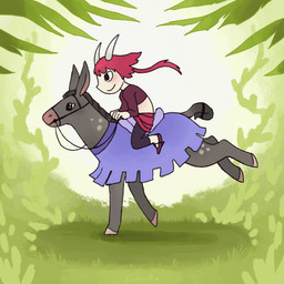Rating: s
ID: 5759697
Date: 2025-08-06 01:46:28 -0400
Status: active
Score: 18
2025 2d_animation ambiguous_gender animated asinus batpupbourbon bound caparison clothed clothing crop_top demon demon_horns_(accessory) digital_media_(artwork) donkey duo equid equine feral forest forest_background frame_by_frame fully_clothed fur galloping grass green_background grey_body grey_fur hair hi_res hooves horn human_skin human_skin_color humanoid hybrid long_ears loop mammal markings mule nature nature_background plant pointy_ears red_clothing red_hair reins riding riding_on_back run_cycle shaded shirt short_playtime simple_background spots spotted_body spotted_fur tail tail_tied topwear tree wavy_hair young post #5759697