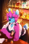 Rating: s
ID: 3932264
Date: 2023-03-15 17:12:03 -0400
Status: active
Score: 11
2:3 alcohol anthro aura_(terrablebot) bar bartender bartending beezlebumawoken beverage big_breasts big_hands blue_body blue_fur breasts claws cleavage clothed clothing cocktail_shaker conditional_dnp container cup detailed_background digital_media_(artwork) drinking_glass female fingers fur glass glass_container glass_cup hair hi_res horn looking_at_viewer nonbinary_(lore) pink_body pink_eyes pink_fur smile smiling_at_viewer solo tail topwear post #3932264