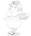 Rating: s
ID: 3556114
Date: 2022-09-08 23:55:58 -0400
Status: active
Score: 24
2022 3_toes absurd_res anthro big_breasts breasts canid canine cleavage clothed clothing deep_cleavage digital_media_(artwork) dipstick_tail dress eye_through_hair eyebrow_through_hair eyebrows feet female fluffy fluffy_tail footwear fox full-length_portrait hair hair_over_eye hat headgear headwear hi_res huge_breasts inner_ear_fluff mammal markings monochrome monotone_background neck_tuft one_eye_closed one_eye_obstructed overweight overweight_anthro overweight_female portrait sandals shadow shoes simple_background solo standing sun_hat sundress tail tail_markings titsunekitsune toes tongue tongue_out translucent translucent_hair tuft white_background wink zera_(titsunekitsune) post #3556114