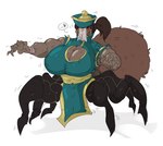 Rating: s
ID: 4193019
Date: 2023-07-25 18:19:42 -0400
Status: active
Score: 21
2022 8_legs anthro arachnid arthropod arthropod_abdomen asian_clothing big_breasts blush bodily_fluids breasts brown_body brown_fur brown_hair claws cleavage_cutout clothing costume curvy_figure cutout digital_drawing_(artwork) digital_media_(artwork) eyes_closed fangs female fingers fur hair hat headgear headwear hi_res huge_breasts jawmy_(mhdrawin) mhdrawin ponytail sharp_teeth simple_background smile solo spider sweat taoist_talisman teeth voluptuous white_background post #4193019