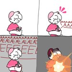 Rating: s
ID: 5628707
Date: 2025-06-08 11:27:02 -0400
Status: pending
Score: 19
1:1 anthro clothed clothing comic digital_media_(artwork) doombringer_(grace) duo explosion feral fur grace_(roblox) grey_body grey_fur hair holding_another holding_feral male mammal murid murine pink_clothing pink_ears rat reggie_(whygena) roblox rodent screaming simple_background smile spontaneous_combustion tail text white_background white_body white_fur white_hair zealousideal_snow840 post #5628707