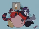 Rating: s
ID: 5346201
Date: 2025-02-02 04:15:58 -0500
Status: active
Score: 48
anthro belly belly_expansion belly_inflation big_belly big_breasts breasts butt canid canine clothed clothing dessert digital_media_(artwork) duo english_text expansion feeding_tube female food fur hair hi_res huge_belly huge_breasts hyper hyper_belly ice_cream inflation lonnyk mammal medical_instrument overweight scientific_instrument simple_background stuffing stuffing_(food) text thick_thighs wide_hips post #5346201