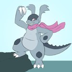 Rating: s
ID: 5598445
Date: 2025-05-25 21:27:34 -0400
Status: active
Score: 5
1:1 2025 armor_plates bandai_namco claws digimon digimon_(species) eye_markings fan_character female feral flexing fur gazimon generation_1_pokemon grey_body grey_fur hi_res hybrid kangaskhan kerilyn markings nintendo pink_eyes pokemon pokemon_(species) pouch_(anatomy) rabbit_ears rock scarf solo spiked_tail spikes spikes_(anatomy) tail thick_tail toothy_grin post #5598445