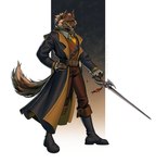 Rating: s
ID: 5658523
Date: 2025-06-21 15:58:25 -0400
Status: active
Score: 2
absurd_res anthro black_sclera brown_body brown_fur brown_nose brown_tail canid canine clothed clothing fur hand_on_hip hi_res holding_melee_weapon holding_object holding_sword holding_weapon looking_at_viewer male mammal marie_merkh melee_weapon mouth_closed simple_background solo standing sword tail tan_body tan_fur tan_tail weapon yellow_eyes post #5658523