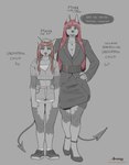 Rating: s
ID: 5581474
Date: 2025-05-18 14:25:59 -0400
Status: active
Score: 9
absurd_res annoyed anthro big_breasts bottomwear breasts canid canine canis clothed clothing daughter_(lore) demon denim denim_bottomwear denim_clothing denim_shorts dialogue digit_ring dobermann domestic_dog duo ear_piercing english_text female footwear greasymojo grey_background greyscale hair hand_on_head hand_on_hip hand_on_own_hip hi_res high_heels hoodie hotpants jacket jewelry long_hair mammal mature_anthro mature_female maya_(greasymojo) midriff monochrome mother_(lore) mother_and_child_(lore) mother_and_daughter_(lore) myra_(mainlinemojo) parent_(lore) parent_and_child_(lore) parent_and_daughter_(lore) piercing pinscher red_hair shoes shorts simple_background socks spade_tail speech_bubble spot_color standing tail text topwear post #5581474