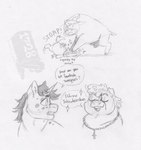 Rating: s
ID: 5400332
Date: 2025-02-27 01:29:35 -0500
Status: active
Score: 2
2024 ambiguous_gender amputee baby_talk beads blood blood_on_face bodily_fluids broken_horn cartoon_violence dialogue disability duo ed_mortis english_text equid equine eye_scar eyes_closed facial_scar feathered_wings feathers feral fight fluffalo_(fluffy_pony) fluffy_pony fluffy_pony_(species) frown fur graphite_(artwork) handwritten_text hooves horn mammal mane mythological_creature mythological_equine mythology one_ear_up open_mouth open_smile pegasus prayer_beads rosary sammick_(ed_mortis) scar sequence single_amputee sketch small_wings smile sound_effects sparkles speech_bubble squeaking stepping_on_head tail talking_feral teeth text tongue tongue_out traditional_media_(artwork) unguligrade unicorn watermark wings post #5400332