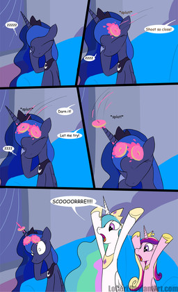 Rating: s
ID: 214780
Date: 2012-05-16 14:34:04 -0400
Status: active
Score: 56
comic crown dessert dialogue doughnut english_text equid equine eyes_closed feathered_wings feathers female feral food friendship_is_magic furniture group hasbro headgear hi_res horn humor jewelry loceri mammal my_little_pony mythological_creature mythological_equine mythology necklace pastry princess princess_cadance_(mlp) princess_celestia_(mlp) princess_luna_(mlp) royalty shocked sibling_(lore) sister_(lore) sisters_(lore) sleeping sofa surprised text url winged_unicorn wings post #214780