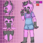 Rating: s
ID: 5649204
Date: 2025-06-17 16:49:01 -0400
Status: active
Score: 0
1:1 2020 absurd_res anthro black_body black_fur blush choki clothing fur gesture gradient_background hand_gesture hi_res looking_at_viewer male mammal model_sheet multicolored_body multicolored_fur pattern_background pink_body pink_fur pink_nose simple_background solo standing two_tone_body two_tone_fur v_sign young young_anthro young_male post #5649204