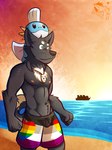 Rating: s
ID: 2799585
Date: 2021-06-24 05:17:40 -0400
Status: active
Score: 12
3:4 absurd_res anthro asexual_pride_colors beach black_body black_fur blue_body boat brown_body brown_fur canid canine canis clothing clothing_cord dominoes drawstring drawstring_swimwear duo feral fur generation_3_pokemon green_eyes heart_clothing heart_print heart_swimming_trunks heart_swimwear heart_symbol hi_res lgbt_pride male mammal mudkip muscular muscular_anthro muscular_male neckwear nintendo outside pokemon pokemon_(species) pride_color_clothing pride_color_swimwear pride_colors pride_heart print_clothing print_swimming_trunks print_swimwear rainbow_heart rainbow_pride_colors rainbow_symbol seaside six-stripe_rainbow_pride_colors string_bow summer swimming_trunks swimwear tied_drawstring tied_string vehicle ventkazemaru walking water watercraft white_body white_fur wolf post #2799585