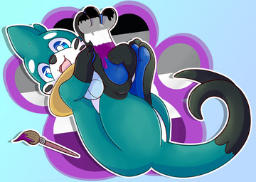 Rating: s
ID: 5677986
Date: 2025-06-30 15:41:41 -0400
Status: active
Score: 12
2_tails 3_fingers 3_toes asexual_pride_colors brush buizel feet feral fingers foot_focus full_foot_pawpads generation_4_pokemon hi_res ink lgbt_pride lying male mammal membrane_(anatomy) mokata_(buizel) multi_tail mustelid nid15 nintendo on_back otter paintbrush pawpads paws pokemon pokemon_(species) presenting pride_color_flag pride_colors ring smile soles solo tail toes webbed_feet post #5677986