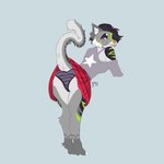 Rating: s
ID: 5651059
Date: 2025-06-18 13:00:36 -0400
Status: pending
Score: 13
1:1 anthro black_hair bottomwear clothed clothing countershading felid female fur grey_body grey_fur hair hi_res keandypupper911 mammal multicolored_body multicolored_clothing multicolored_fur multicolored_panties multicolored_underwear pantherine panties purple_eyes raised_tail red_bottomwear red_clothing red_skirt simple_background skirt solo tail teasing underwear upskirt upskirt_view white_body white_countershading white_fur post #5651059