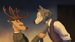 Rating: s
ID: 3828174
Date: 2023-01-22 22:04:29 -0500
Status: active
Score: 123
absurd_res anthro antlers beastars canid canine canis cervine clothed clothing clothing_pull deer detailed_background duo eye_contact fur hi_res horn inside legoshi_(beastars) likanen looking_at_another louis_(beastars) louis_pulling_legoshi male mammal necktie necktie_pull red_deer wolf post #3828174