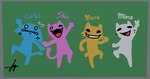 Rating: s
ID: 5541341
Date: 2025-05-01 08:24:44 -0400
Status: active
Score: 2
anthro blue_body felid feline female franagonzala gesture giko green_background group looking_at_viewer male mammal mona_(2channel) moraler nervous pink_body roblox shii_(2channel) signature simple_background smile tail waving waving_at_viewer whiskers white_body yellow_body post #5541341