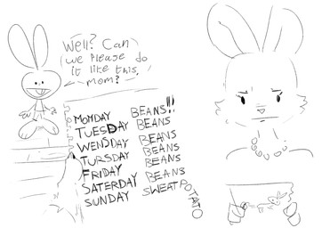 Rating: s
ID: 5713155
Date: 2025-07-16 17:03:40 -0400
Status: active
Score: 8
2023 anthro asking buckteeth calendar dialogue drawing duo english_text eyebrows eyelashes fart fart_cloud female humor jewelry jubb lagomorph leporid looking_at_paper male mammal necklace open_mouth open_smile paper rabbit rabbit_ears reading sequence simple_background skeptical smile speech_bubble talking_to_another teeth text white_background writing_on_paper wtf_face young young_anthro young_male post #5713155