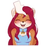 Rating: s
ID: 2886448
Date: 2021-08-19 14:08:33 -0400
Status: active
Score: 51
1:1 2021 anthro bailee_(nikoyishi) blush blush_lines breasts brown_body brown_fur canid canine canis chibi cleavage clothed clothing collar collar_tag colored conditional_dnp digital_drawing_(artwork) digital_media_(artwork) disembodied_hand domestic_dog duo eyelashes eyes_closed female fur hair headpat heart_symbol hi_res humanoid_hands mammal nikoyishi open_mouth petting red_hair shaded shiba_inu shoulders_up simple_background solo_focus spitz sticker tan_body tan_fur teeth topwear white_background white_body white_fur post #2886448