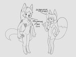 Rating: s
ID: 4971685
Date: 2024-08-08 07:05:05 -0400
Status: active
Score: 7
4:3 aigsaft anthro averi_(fiddleafox) canid canine character_request conditional_dnp dialogue dipstick_tail duo english_text female female_anthro fox fur gloves_(marking) grease hair hi_res leg_markings looking_at_another looking_down mammal markings monochrome paws socks_(marking) tail tail_markings text post #4971685