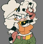 Rating: s
ID: 5540555
Date: 2025-04-30 22:47:50 -0400
Status: active
Score: 27
aaaaaron122 absurd_res annoyed anthro bell belt big_hair blue_eyes bottomwear bovid caprine clothing crop_top curly_hair digital_drawing_(artwork) digital_media_(artwork) female fingerless_gloves flat_colors fur gesture gloves green_bottomwear green_clothing green_pants grey_background hair hand_gesture hand_on_hip handwear hi_res horn idw_publishing lanolin_the_sheep_(sonic) long_hair looking_at_viewer loser_gesture mammal pants pivoted_ears sega sheep shirt simple_background sleeveless_shirt solo sonic_the_hedgehog_(comics) sonic_the_hedgehog_(idw) sonic_the_hedgehog_(series) topwear white_body white_fur white_hair wool_(fur) post #5540555