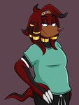 Rating: s
ID: 5642711
Date: 2025-06-14 20:45:08 -0400
Status: pending
Score: 1
2025 4_fingers accessory anthro beastofeuthanasia bent_arm black_bottomwear black_clothing black_eyebrows black_hair black_pants black_tail blue_headband bottomwear breasts brown_nose choker claws closed_smile clothed clothed_anthro clothed_female clothing colored digital_drawing_(artwork) digital_media_(artwork) echidna eyebrows eyelashes fan_character female female_anthro finger_claws fingers fully_clothed fully_clothed_anthro fully_clothed_female gold_(metal) gold_choker gold_hair_ring gold_jewelry gold_necklace hair half-closed_eyes half-length_portrait hand_on_hip hand_on_own_hip headband hi_res jewelry light lighting mammal medium_hair monotreme mouth_closed multicolored_hair narrowed_eyes necklace pants portrait purple_eyes red_background red_hair red_tail sega shaded shirt simple_background smile solo sonic_the_hedgehog_(series) standing t-shirt tail talus_(the-crazy-echidna-lady) tan_body tan_skin teal_clothing teal_shirt teal_t-shirt teal_topwear topwear two_tone_hair two_tone_tail white_claws post #5642711