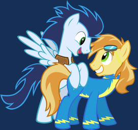 blue_feathers blue_hair braeburn_(mlp) duo earth_pony equine feathered_wings feathers feral friendship_is_magic fur green_eyes hair horse low_res male mammal maximillianveers my_little_pony pegasus pony soarin_(mlp) wings wonderbolts_(mlp) wonderbolts_uniform
Rating: Safe
Score: 0
User: poniii
Date: July 21, 2017 blue_feathers blue_hair braeburn_(mlp) duo earth_pony equine feathered_wings feathers feral friendship_is_magic fur green_eyes hair horse low_res male mammal maximillianveers my_little_pony pegasus pony soarin_(mlp) wings wonderbolts_(mlp) wonderbolts_uniform
Rating: Safe
Score: 0
User: poniii
Date: July 21, 2017